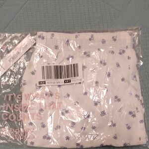 PINK Victoria's Secret Blue And White Boxer Briefs